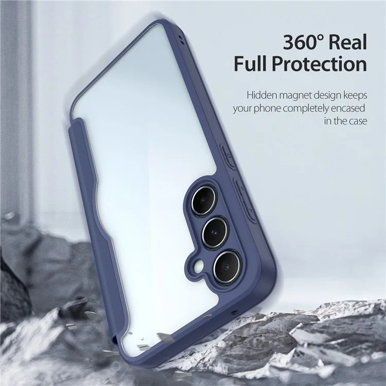 DUX DUCIS Skin X Pro for Samsung Galaxy A55 5G Magnetic Phone Case Leather Card Slots Flip Cover