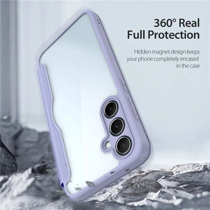 DUX DUCIS Skin X Pro for Samsung Galaxy A55 5G Magnetic Phone Case Leather Card Slots Flip Cover