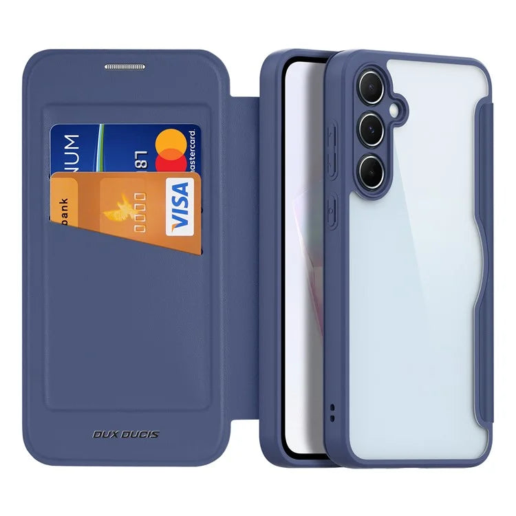 DUX DUCIS Skin X Pro for Samsung Galaxy A35 5G Leather Case Card Slots Flip Phone Cover
