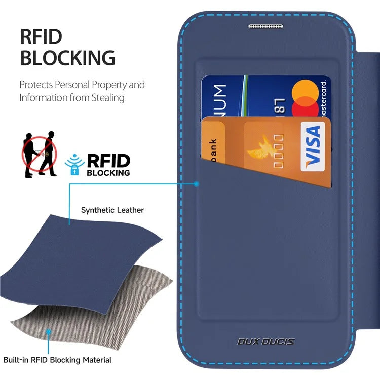 DUX DUCIS Skin X Pro for Samsung Galaxy A35 5G Leather Case Card Slots Flip Phone Cover