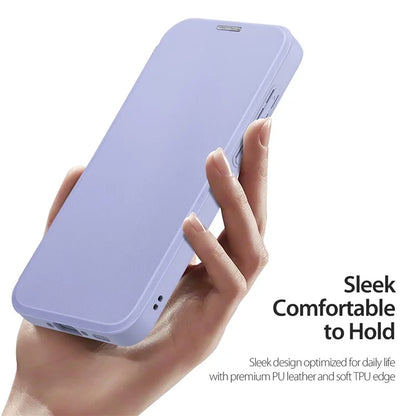 DUX DUCIS Skin X Pro for Samsung Galaxy A35 5G Leather Case Card Slots Flip Phone Cover