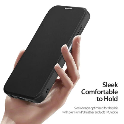 DUX DUCIS Skin X Pro for Samsung Galaxy A15 4G / A15 5G Leather Case Card Slots Flip Phone Cover