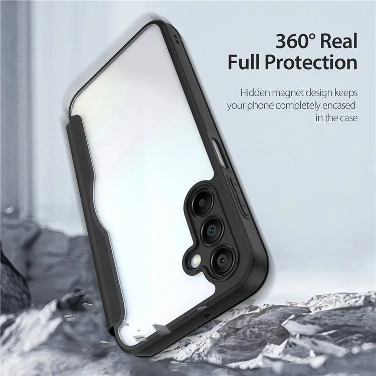 DUX DUCIS Skin X Pro for Samsung Galaxy A15 4G / A15 5G Leather Case Card Slots Flip Phone Cover