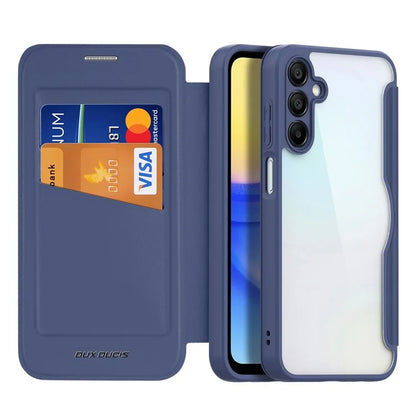 DUX DUCIS Skin X Pro for Samsung Galaxy A15 4G / A15 5G Leather Case Card Slots Flip Phone Cover