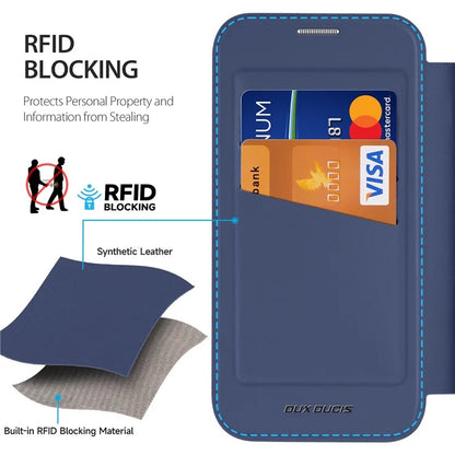 DUX DUCIS Skin X Pro for Samsung Galaxy A15 4G / A15 5G Leather Case Card Slots Flip Phone Cover