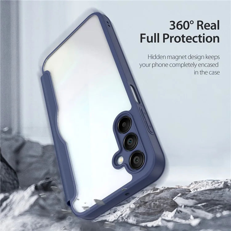 DUX DUCIS Skin X Pro for Samsung Galaxy A15 4G / A15 5G Leather Case Card Slots Flip Phone Cover