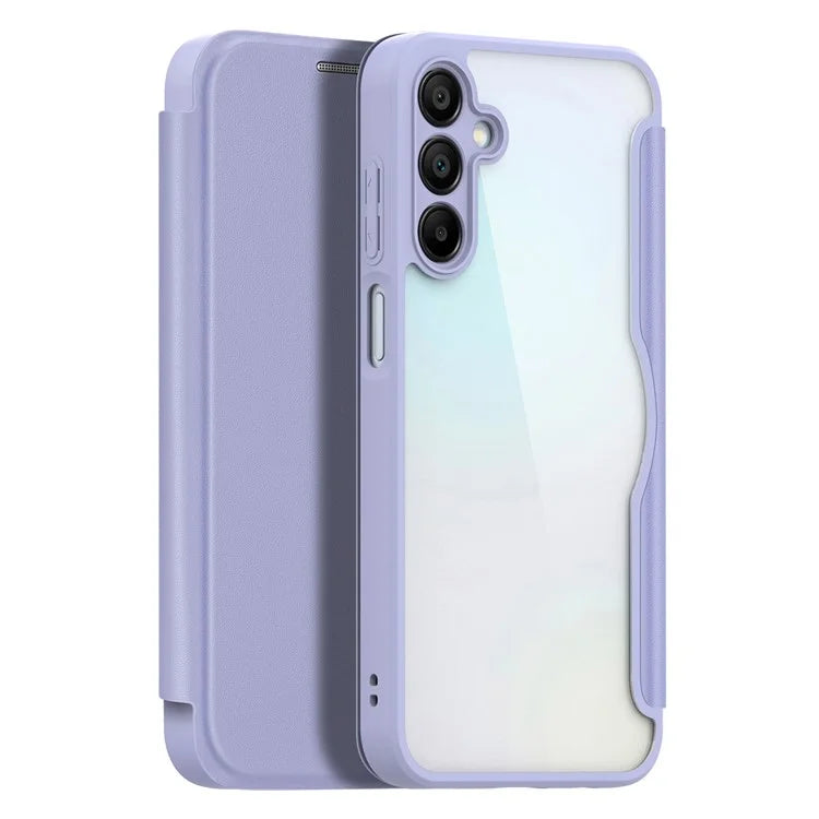 DUX DUCIS Skin X Pro for Samsung Galaxy A15 4G / A15 5G Leather Case Card Slots Flip Phone Cover