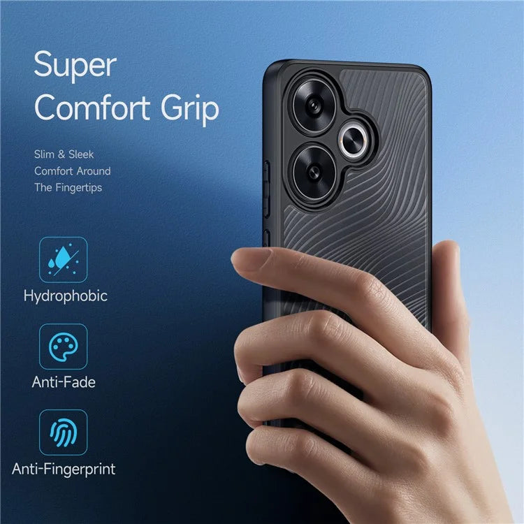 DUX DUCIS Aimo Series For Xiaomi Redmi Turbo 3 5G / Poco F6 5G Case Drop-Proof TPU+PC Phone Protector (REACH Certification)