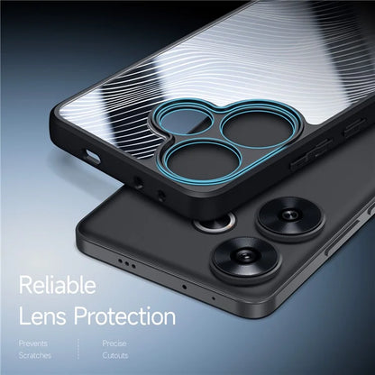 DUX DUCIS Aimo Series For Xiaomi Redmi Turbo 3 5G / Poco F6 5G Case Drop-Proof TPU+PC Phone Protector (REACH Certification)