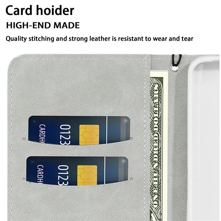For Samsung Galaxy A15 5G Leather Case Glitter Splicing Phone Cover with Wallet Card Slots