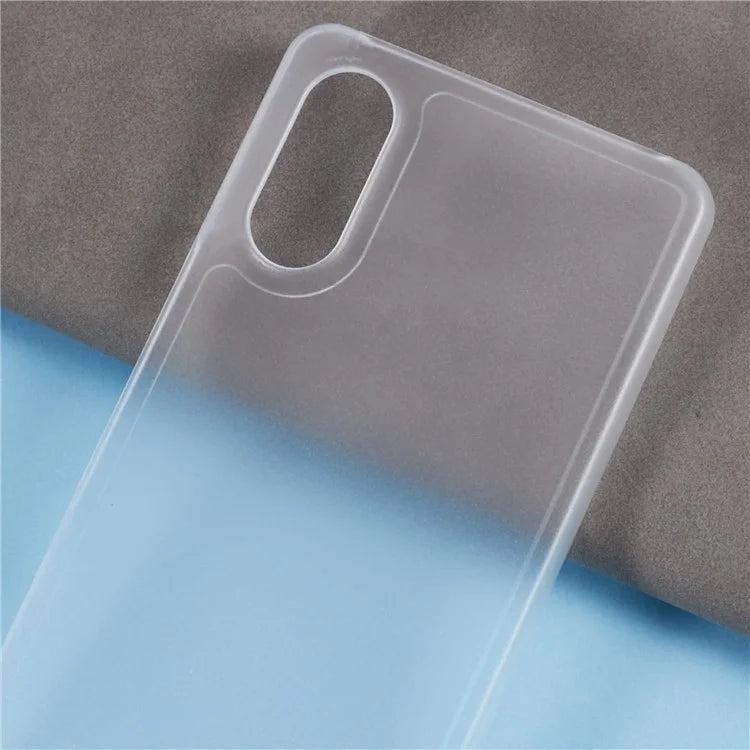 For Sony Xperia 10 VI Case Skin-touch Matte Hard PC Incomplete Cover Phone Shell