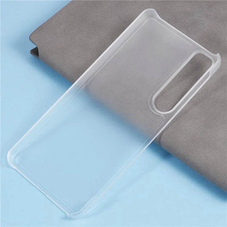 For Sony Xperia 1 VI Incomplete Cover Case Skin-touch Matte Hard PC Phone Shell