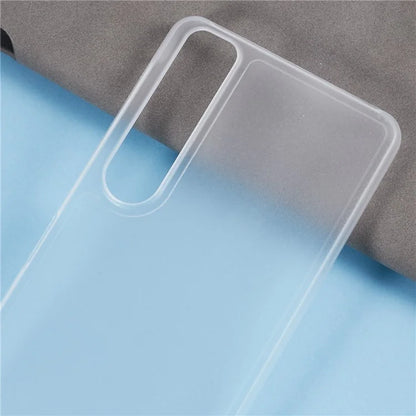 For Sony Xperia 1 VI Incomplete Cover Case Skin-touch Matte Hard PC Phone Shell