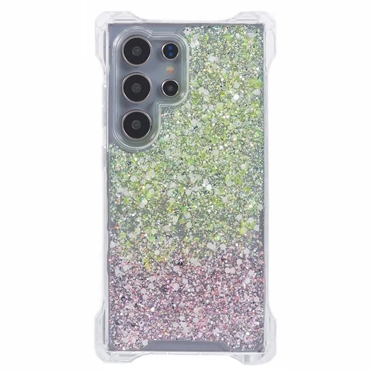 For Samsung Galaxy S22 Ultra 5G Dual-Color TPU+Acrylic Case Cell Phone Cover