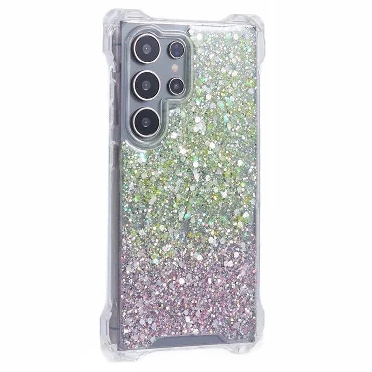 For Samsung Galaxy S22 Ultra 5G Dual-Color TPU+Acrylic Case Cell Phone Cover