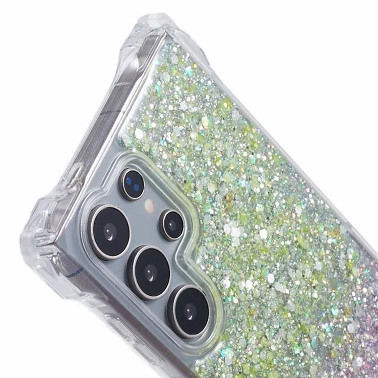 For Samsung Galaxy S22 Ultra 5G Dual-Color TPU+Acrylic Case Cell Phone Cover