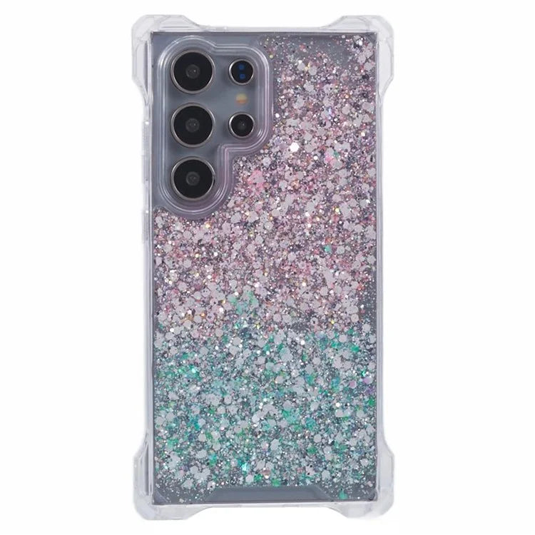 For Samsung Galaxy S22 Ultra 5G Dual-Color TPU+Acrylic Case Cell Phone Cover