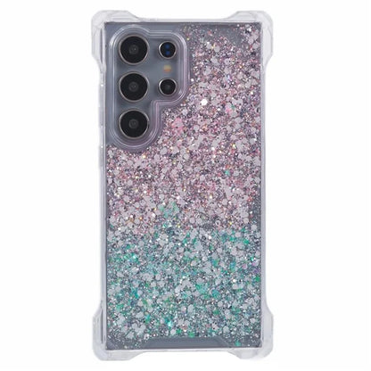 For Samsung Galaxy S22 Ultra 5G Dual-Color TPU+Acrylic Case Cell Phone Cover