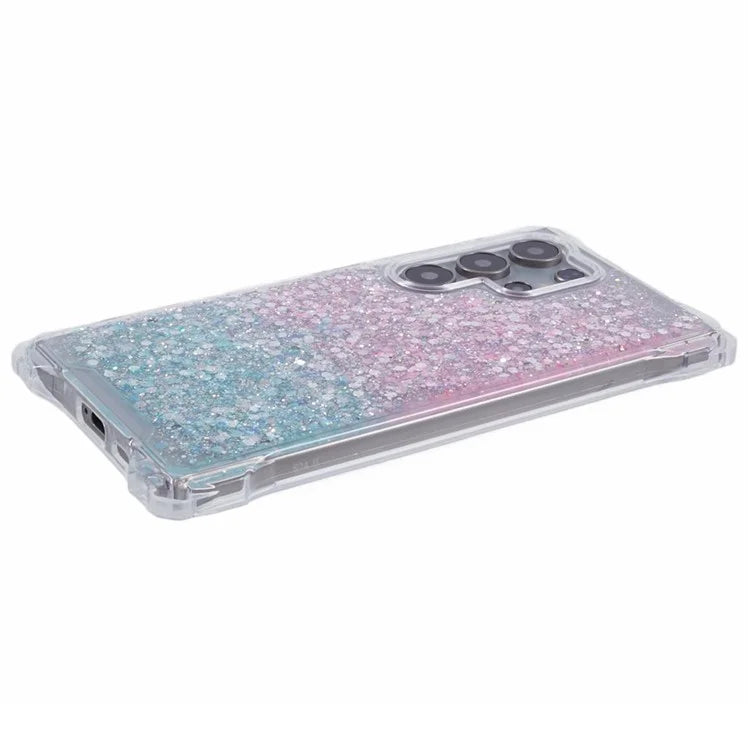 For Samsung Galaxy S22 Ultra 5G Dual-Color TPU+Acrylic Case Cell Phone Cover