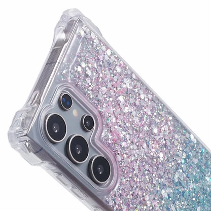 For Samsung Galaxy S22 Ultra 5G Dual-Color TPU+Acrylic Case Cell Phone Cover