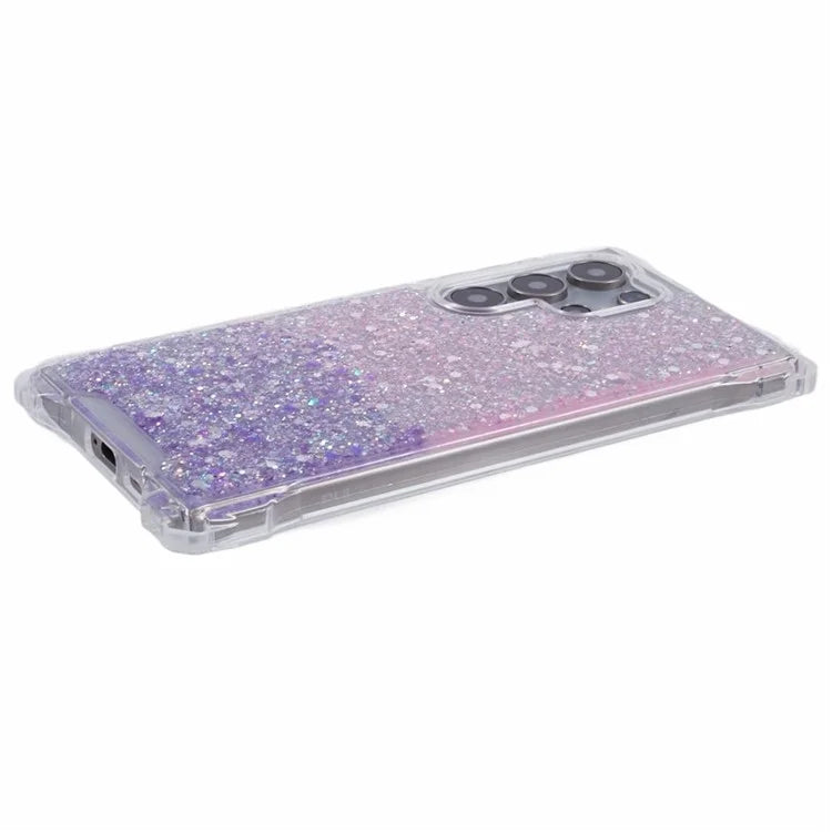 For Samsung Galaxy S22 Ultra 5G Dual-Color TPU+Acrylic Case Cell Phone Cover