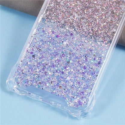 For Samsung Galaxy S24+ Case TPU+Acrylic Gradient 4 Corner Anti-fall Phone Cover
