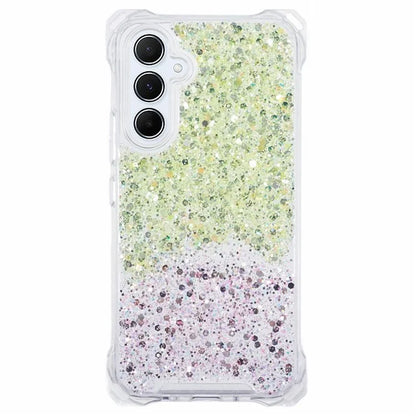 For Samsung Galaxy S24+ Case TPU+Acrylic Gradient 4 Corner Anti-fall Phone Cover