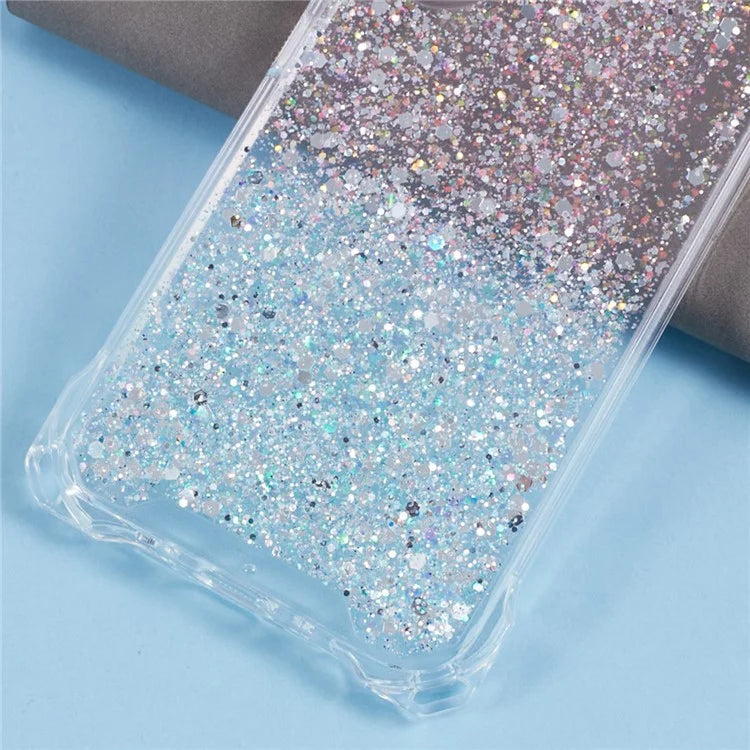 For Samsung Galaxy S24+ Case TPU+Acrylic Gradient 4 Corner Anti-fall Phone Cover