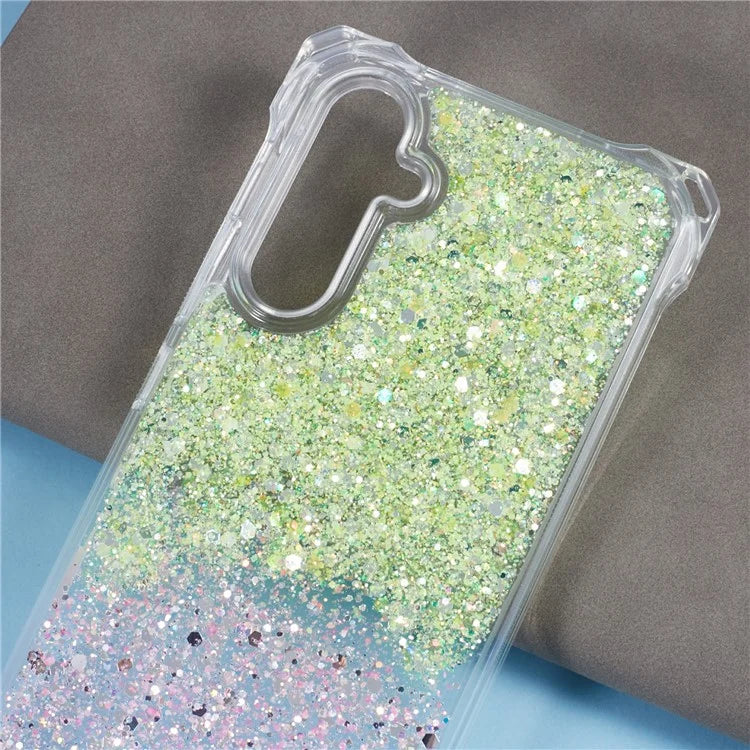 For Samsung Galaxy A13 5G Wholesale Phone Cases TPU+Acrylic Anti-drop Dual Color Cover with Strap