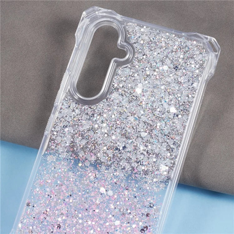 For Samsung Galaxy A13 5G Wholesale Phone Cases TPU+Acrylic Anti-drop Dual Color Cover with Strap