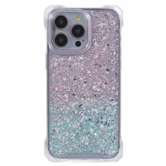 For iPhone 14 Pro Max Cover TPU+Acrylic Phone Shell Dual-Color Gradient Design