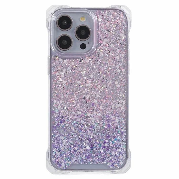 For iPhone 14 Pro Max Cover TPU+Acrylic Phone Shell Dual-Color Gradient Design