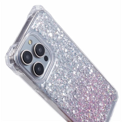 For iPhone 14 Pro Max Cover TPU+Acrylic Phone Shell Dual-Color Gradient Design