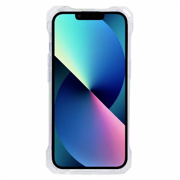 For iPhone 13 mini 5.4 inch Case Gradient TPU+Acrylic Shockproof Phone Cover