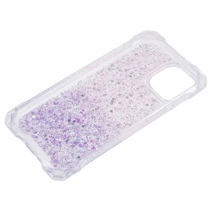 For iPhone 13 mini 5.4 inch Case Gradient TPU+Acrylic Shockproof Phone Cover