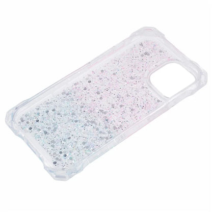 For iPhone 15 Plus Cover Gradient Anti-scratch TPU+Acrylic Cell Phone Case