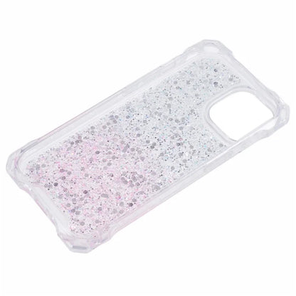 For iPhone 15 Plus Cover Gradient Anti-scratch TPU+Acrylic Cell Phone Case
