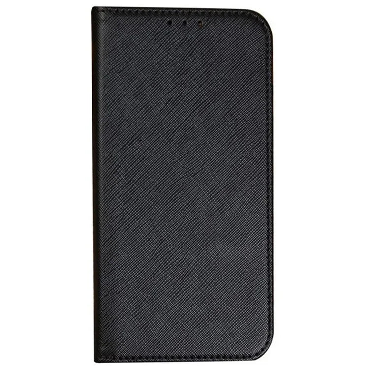 For Oppo A2 Pro 5G Case Cross Texture Magnetic Closing Wallet Leather Cover