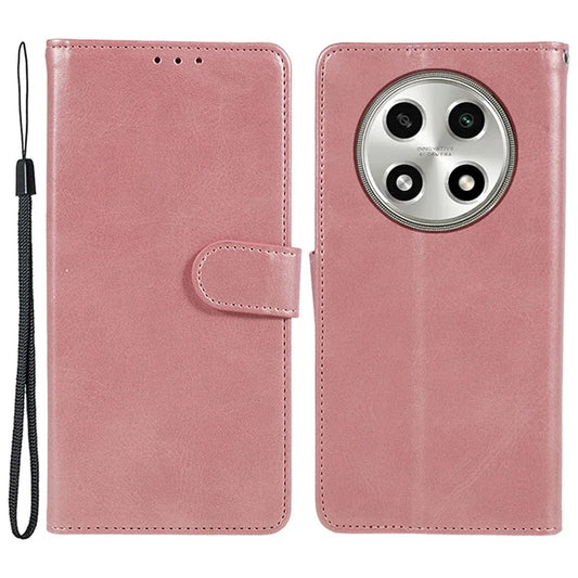 For Oppo A2 Pro 5G Leather Case Calf Texture Magnetic Clasp Phone Cover