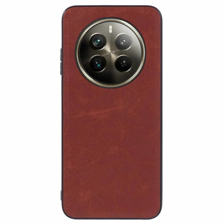 For Realme 12 Pro 5G / 12 Pro+ 5G Case Retro Leather+PC+TPU Drop-proof Phone Cover