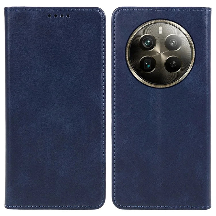 For Realme 12 Pro 5G / 12 Pro+ 5G Case Magnetic Closing PU Leather Flip Phone Cover