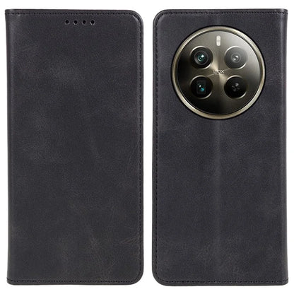 For Realme 12 Pro 5G / 12 Pro+ 5G Case Magnetic Closing PU Leather Flip Phone Cover