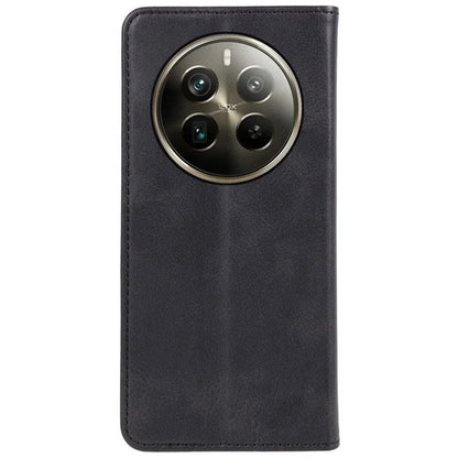 For Realme 12 Pro 5G / 12 Pro+ 5G Case Magnetic Closing PU Leather Flip Phone Cover