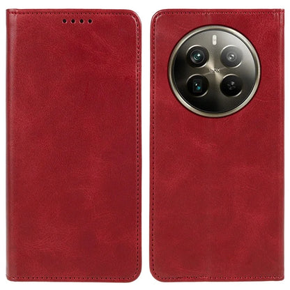 For Realme 12 Pro 5G / 12 Pro+ 5G Case Magnetic Closing PU Leather Flip Phone Cover