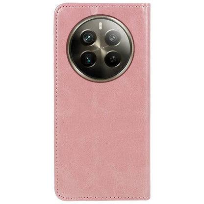 For Realme 12 Pro 5G / 12 Pro+ 5G Case Magnetic Closing PU Leather Flip Phone Cover