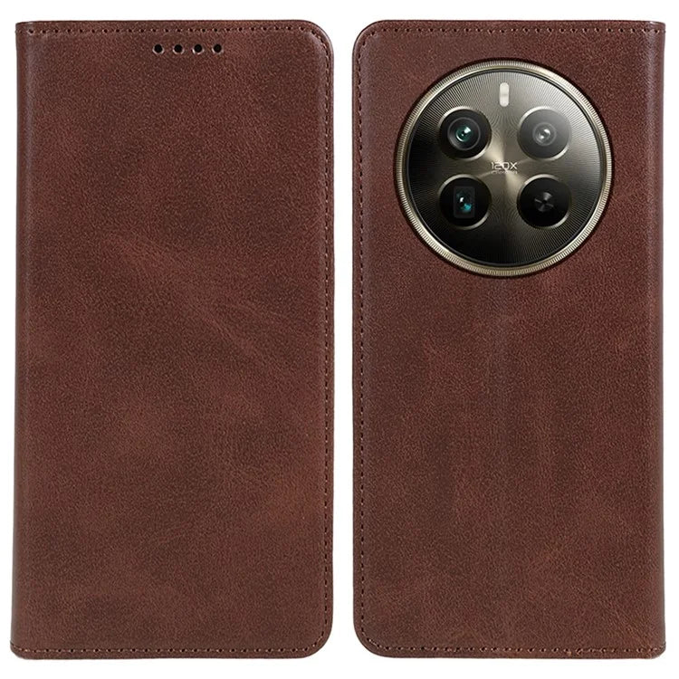 For Realme 12 Pro 5G / 12 Pro+ 5G Case Magnetic Closing PU Leather Flip Phone Cover