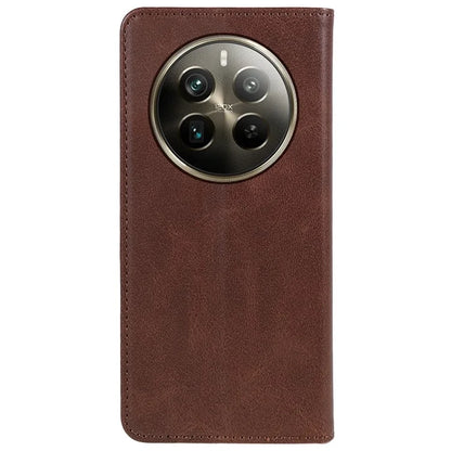 For Realme 12 Pro 5G / 12 Pro+ 5G Case Magnetic Closing PU Leather Flip Phone Cover