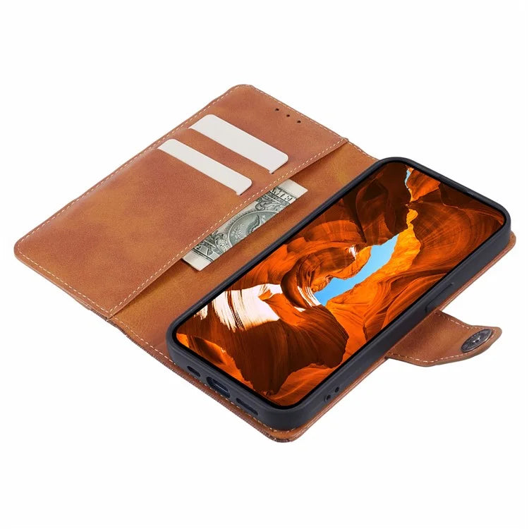 For Oppo Reno11 F 5G Leather Case Folding Stand Wallet Splicing Phone Cover