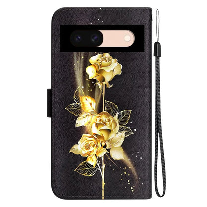 For Google Pixel 8a Case Stylish Pattern Wallet Leather Smartphone Cover