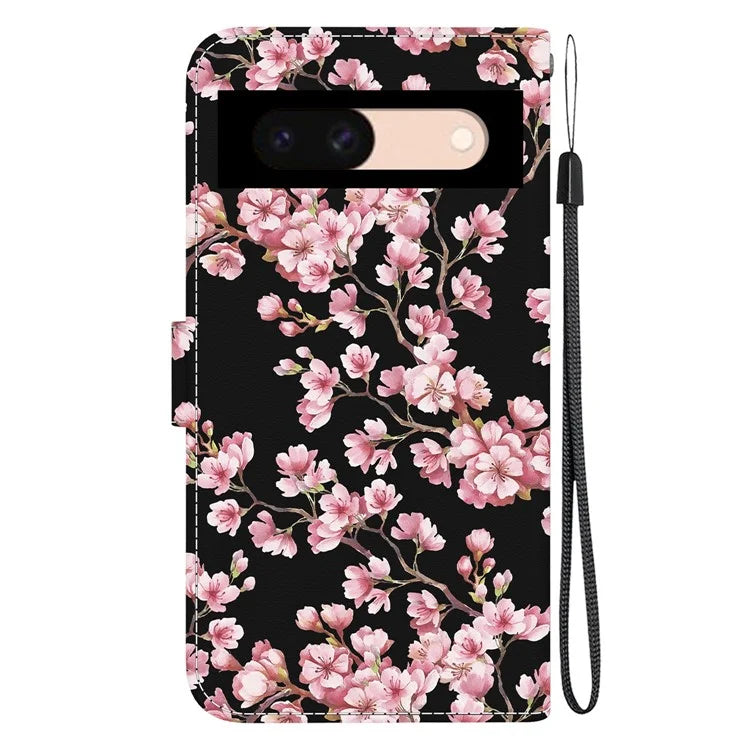 For Google Pixel 8a Case Stylish Pattern Wallet Leather Smartphone Cover